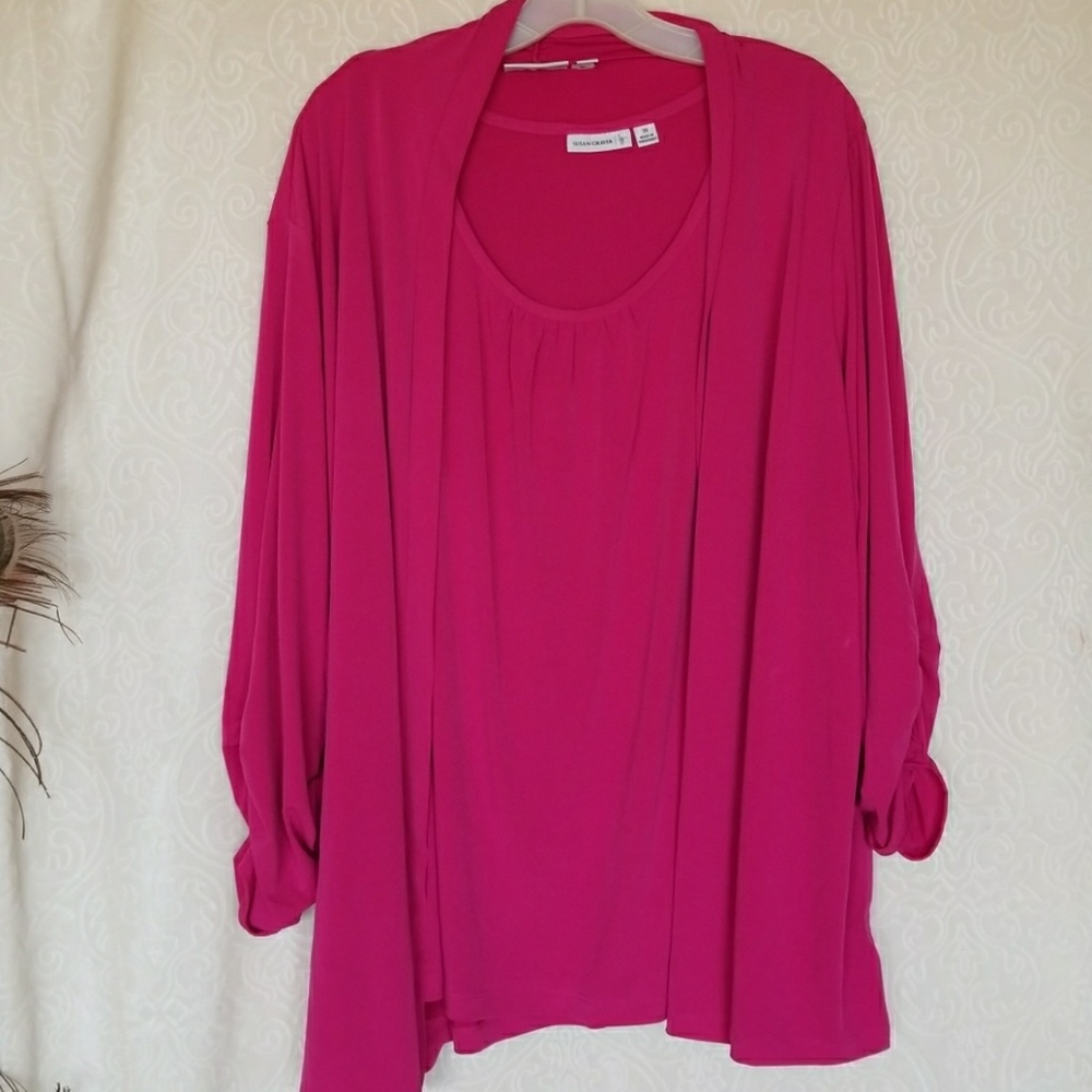 NWOT- 3X PLUS SIZE SUSAN GRAVER BLOUSES!!